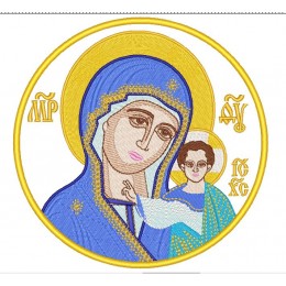 Шеврон Дева Мария