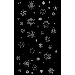Снежинки на скатерть