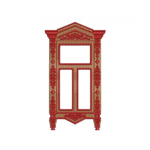 Файл вышивки Наличник окна