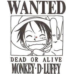 Monkey F Luffy Wanted