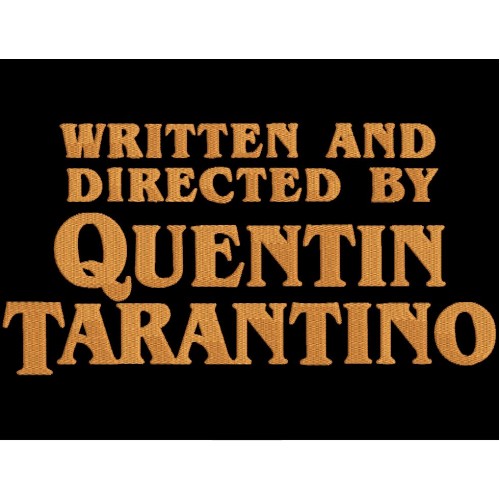 Файл вышивки Тарантино титры