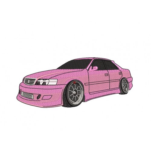 Файл вышивки Марк 2 Розовый (Toyota Mark II)