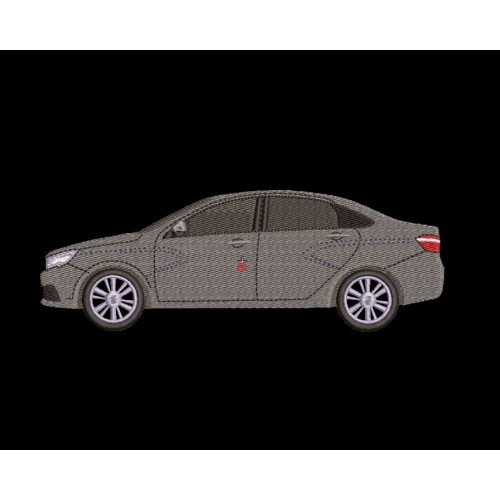 Файл вышивки Lada Vesta