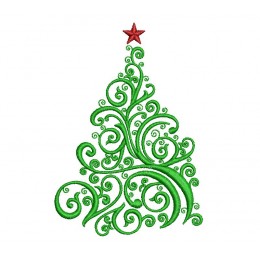 Елка орнамент со звездой