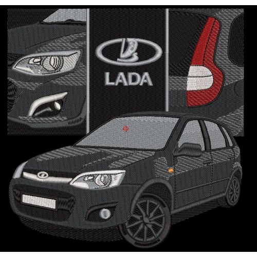 Файл вышивки Lada Kalina 2 Hatch