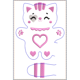 Котик игрушка - брелок