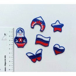 Файл вышивки День России для термонашивки