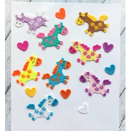 Лошадки 2 для термонашивки