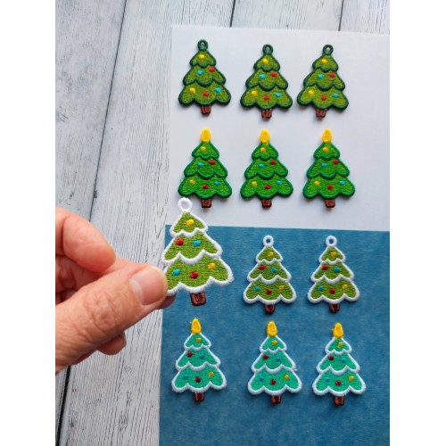 Файл вышивки Ёлочка для подвески