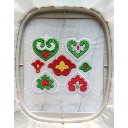 Файл вышивки Татарский орнамент для термонашивки