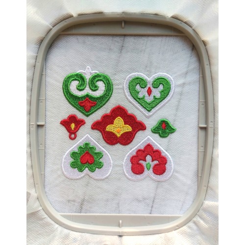 Файл вышивки Татарский орнамент для термонашивки