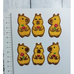 Капибара для термонашивки