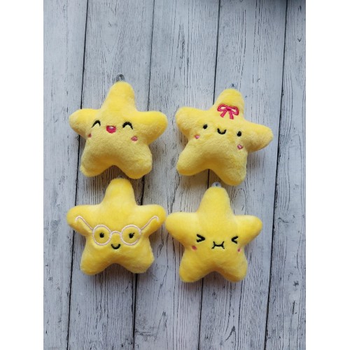 Файл вышивки Звёздочка игрушка - брелок