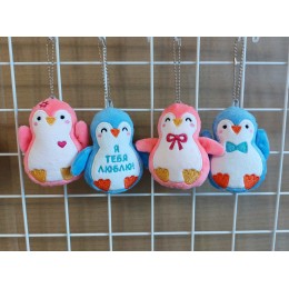 Файл вышивки Пингвин игрушка - брелок