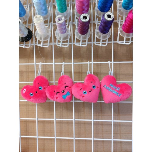 Файл вышивки сердечко игрушка - брелок