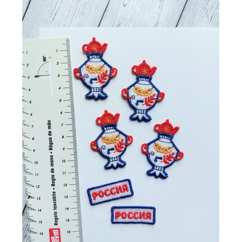 Файл вышивки Самовар для термонашивки