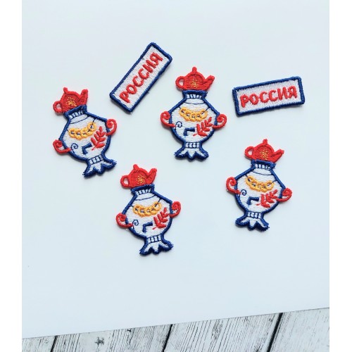 Файл вышивки Самовар для термонашивки