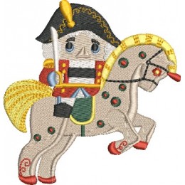 Файл вышивки щелкунчик на коне