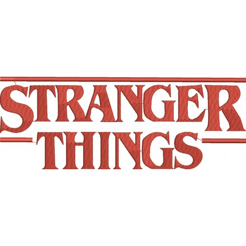 Файл вышивки Stranger_things надпись