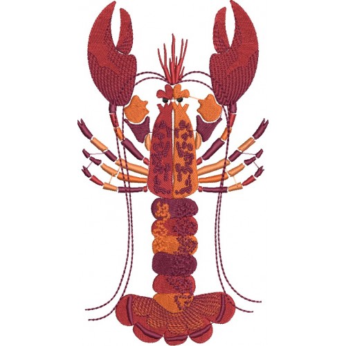 Файл вышивки Лобстер красный
