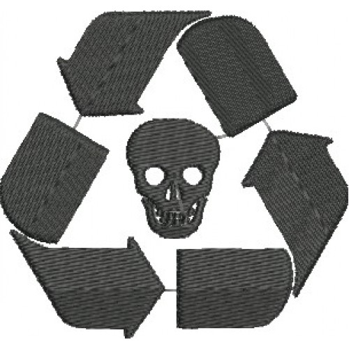 Файл вышивки Cherep знак