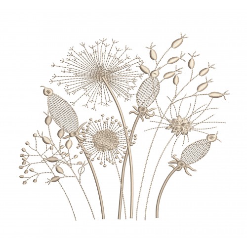 Файл вышивки Цветы полевые