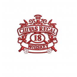 Файл вышивки Логотип WHISKEY CHIVAS REGAL