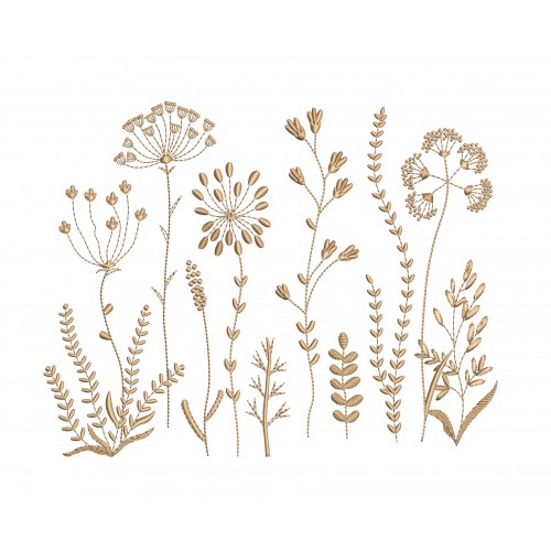 Файл вышивки Полевые травы