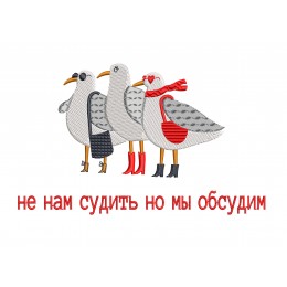 Чайки. Не нам судить, но мы обсудим
