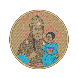 Икона Воина. Богородица, держащей Младенца