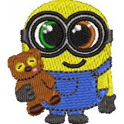 Файл вышивки Довольный миньон
