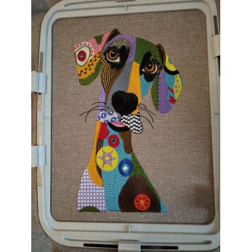 Файл вышивки Quilt dog