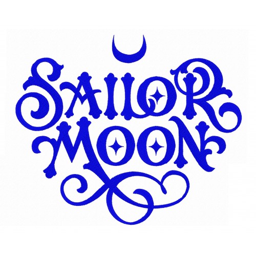 Файл вышивки текст Sailor Moon