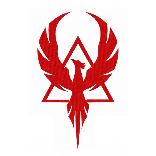 Файл вышивки Феникс лого