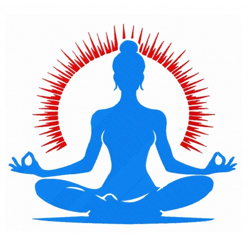 Файл вышивки Медитация йога