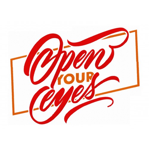 Файл вышивки Open your eyes / открой свои глаза 
