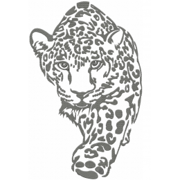 Файл вышивки Леопард одноцветный