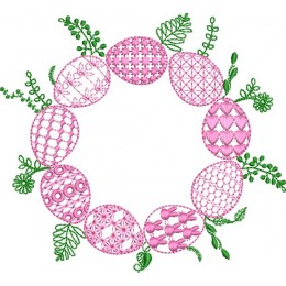 Пасхальные яйца венок