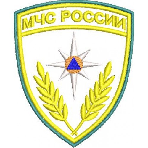 Файл вышивки МЧС России  нарукавный