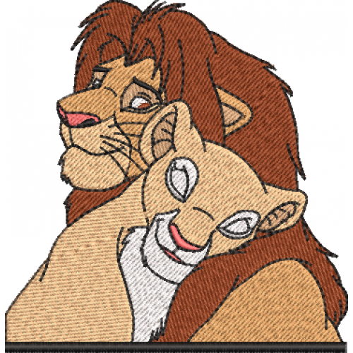 Файл вышивки Король Лев / The Lion King