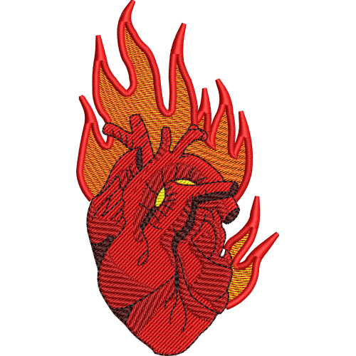 Файл вышивки Сердце / Heart 