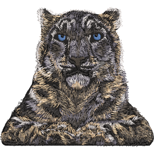 Файл вышивки Снежный Барс / Snow Leopard