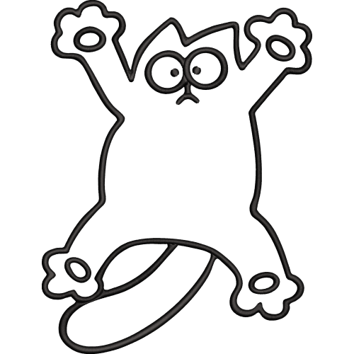 Файл вышивки Кот Саймона