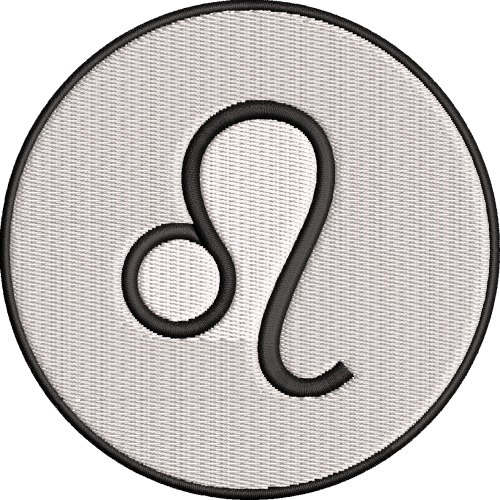 Файл вышивки Лев знак зодиака