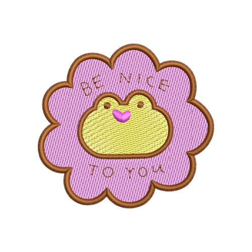 Файл вышивки Be Nice To You Лягушечка