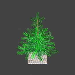 Ёлочка в горшке