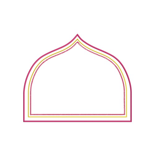 Файл вышивки Орнамент для плейсмата с кокошником