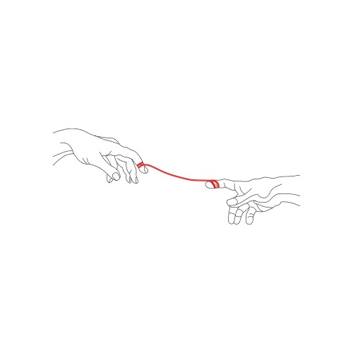 Файл вышивки Сотворение Адама / Микеланджело 