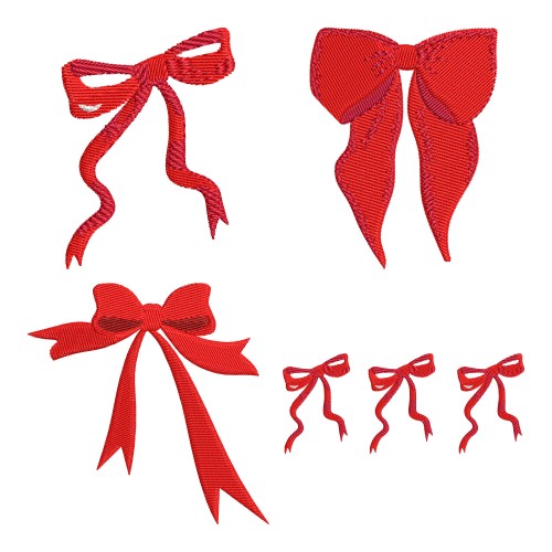 Файл вышивки Бантики