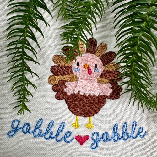 Файл вышивки Индюшка Gobble Gobble